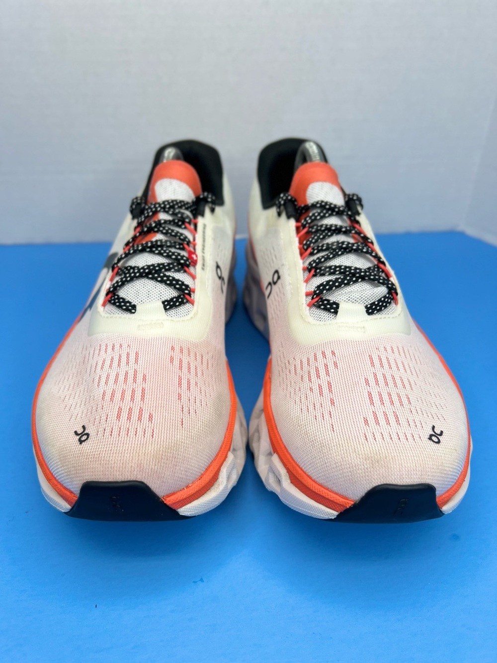 On Cloudmonster 2 Womens Size 9M Running Undyed White/Flame 3WE10111527 XLNT - Picture 5 of 16